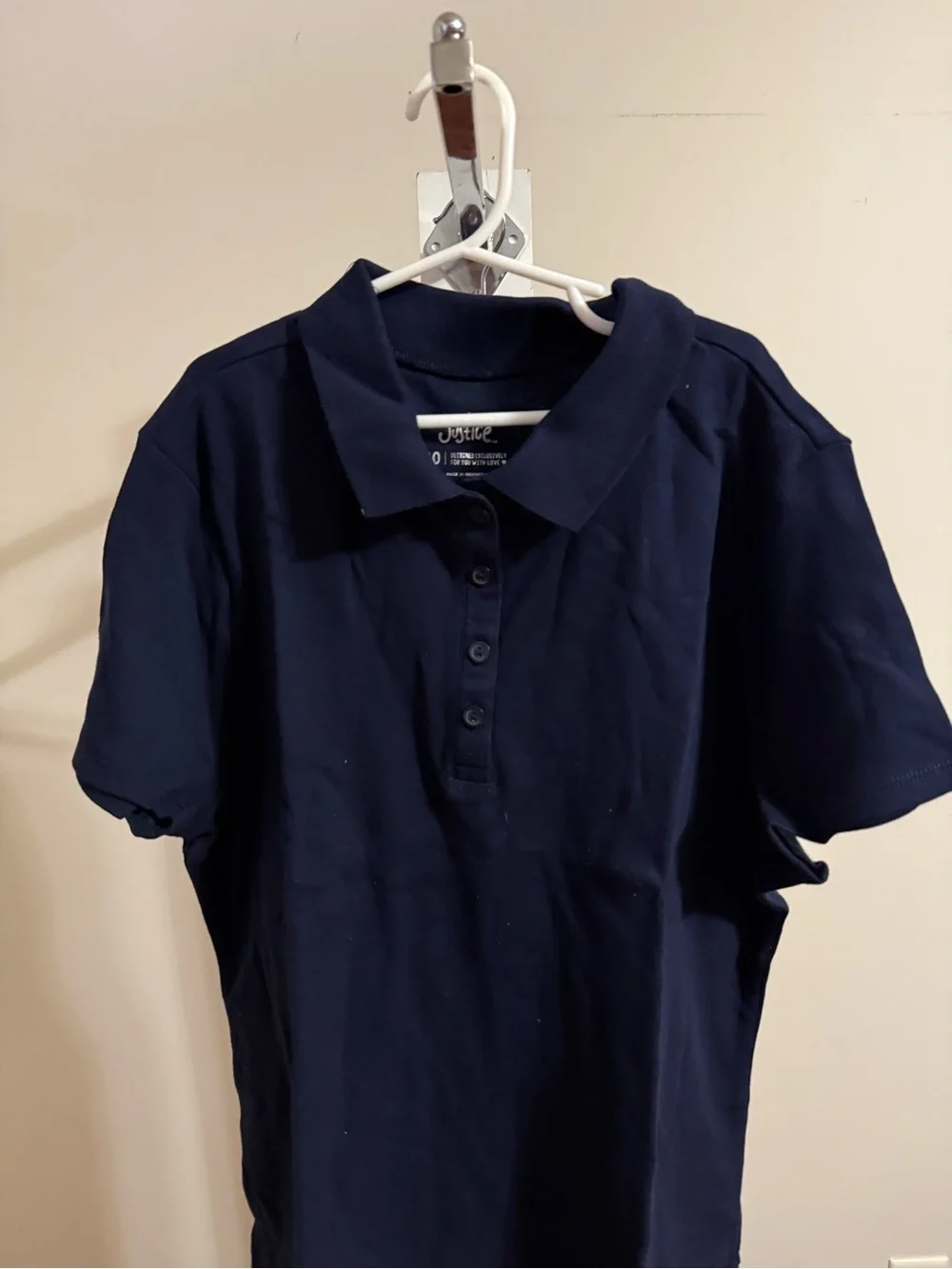 NWT Justice Polo Shirt
